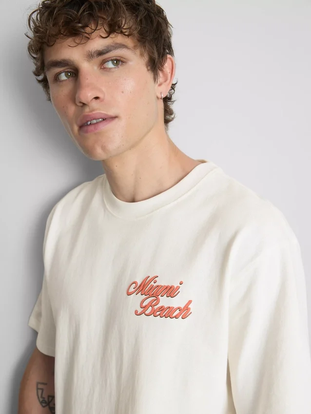 Miami beach graphic t-shirt