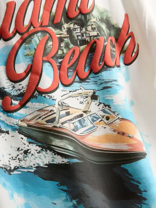 Miami beach graphic t-shirt