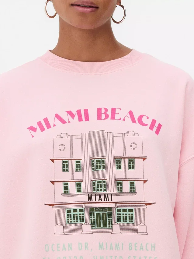 Miami beach sweatshirt