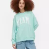 Miami lettering oversized sweatshirt