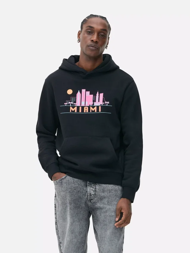 Miami skyline hoodie