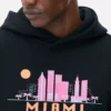 Miami skyline hoodie