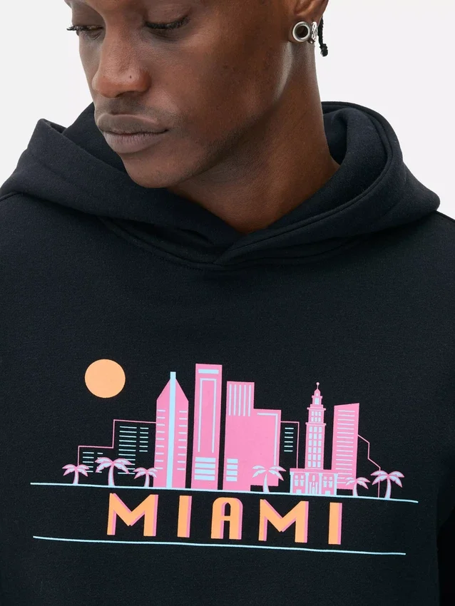 Miami skyline hoodie