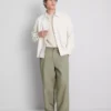 Mid-rise baggy chinos