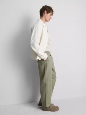 Mid-rise baggy chinos