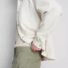 Mid-rise baggy chinos