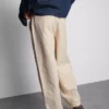 Mid-rise baggy chinos