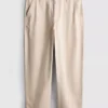 Mid-rise baggy chinos