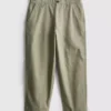 Mid-rise baggy chinos