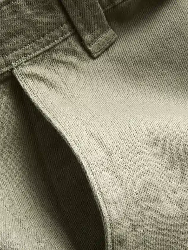 Mid-rise baggy chinos