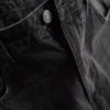 Mid-rise baggy denim shorts
