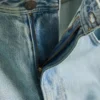 Mid-rise barrel jeans