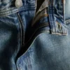 Mid-rise barrel jeans