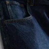 Mid-rise barrel jeans