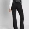 Mid rise cotton bootcut jeans