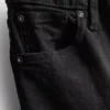 Mid rise cotton bootcut jeans