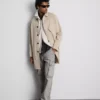 Mid-rise loose cargo jeans