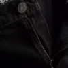 Mid-rise loose cargo jeans