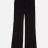 Mid-rise ponte flared leggings
