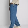 Mid-rise relaxed jeans