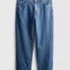 Mid-rise relaxed jeans