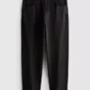 Mid-rise relaxed straight leg jeans