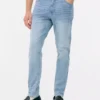 Mid-rise skinny jeans