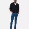 Mid-rise skinny jeans