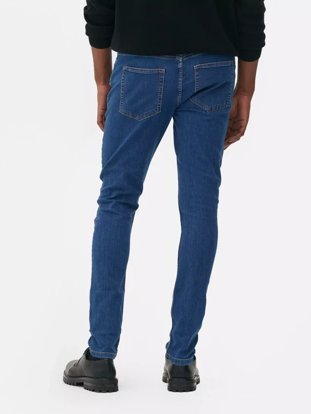 Mid-rise skinny jeans