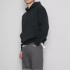 Mid-rise slim denim shorts