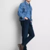 Mid-rise slim fit jeans