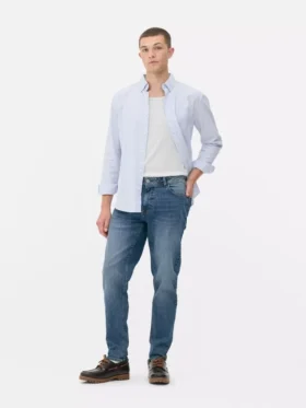 Mid-rise slim fit jeans