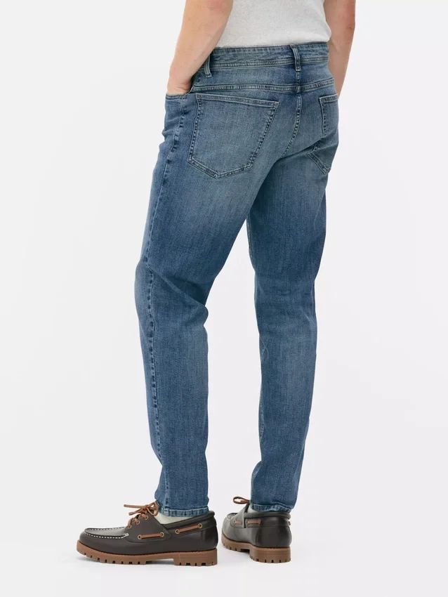 Mid-rise slim fit jeans