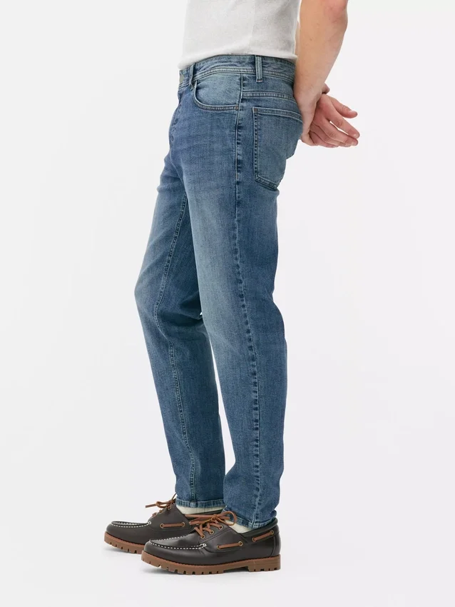 Mid-rise slim fit jeans