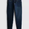 Mid-rise slim fit jeans