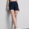 Mid-rise smooth support active yoga shorts