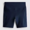 Mid-rise smooth support active yoga shorts
