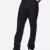 Mid-rise straight leg jeans
