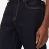 Mid-rise straight leg jeans