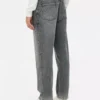 Mid-rise straight-leg jeans