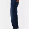 Mid-rise straight-leg jeans