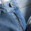 Mid-rise straight-leg jeans
