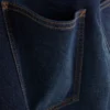 Mid-rise straight-leg jeans