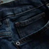 Mid-rise straight-leg jeans