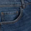Mid-rise straight-leg jeans
