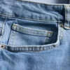 Mid-rise straight-leg jeans