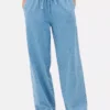 Mid-rise sweatpant jeans