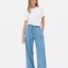 Mid-rise sweatpant jeans