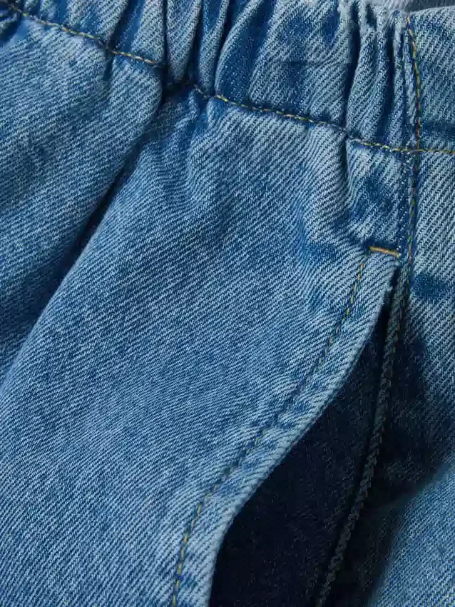 Mid-rise sweatpant jeans