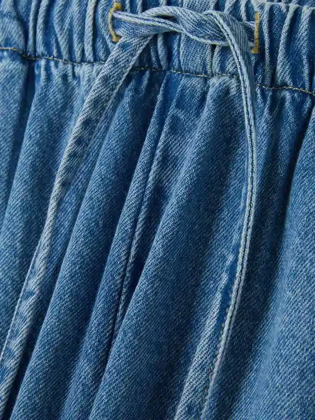 Mid-rise sweatpant jeans